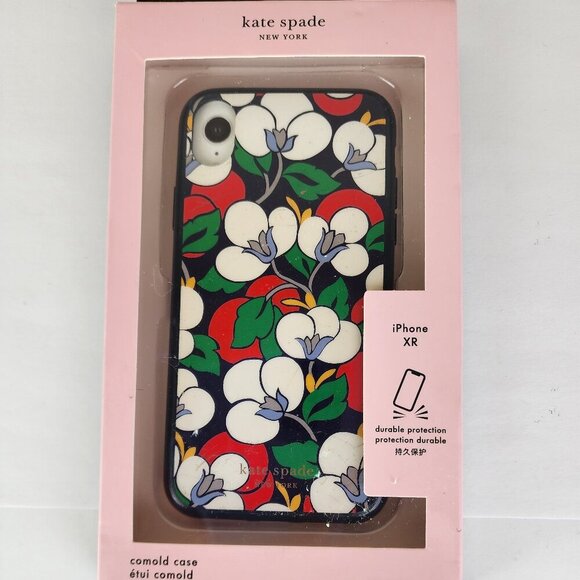 Kate Spade iPhone XR Double Protection Dusk Buds Phone Case NWT
